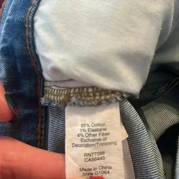 Madewell High Rise Denim Boyshorts Button Through Edition G1064 Size 26 - Picture 10 of 12